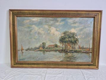 Thijs Dykwel (1881-1952) - Zalmhaven IJsselmonde.