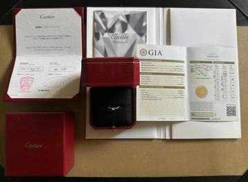 Cartier - Bague de fiançailles Platine - 0.40ct. tw. Diamant