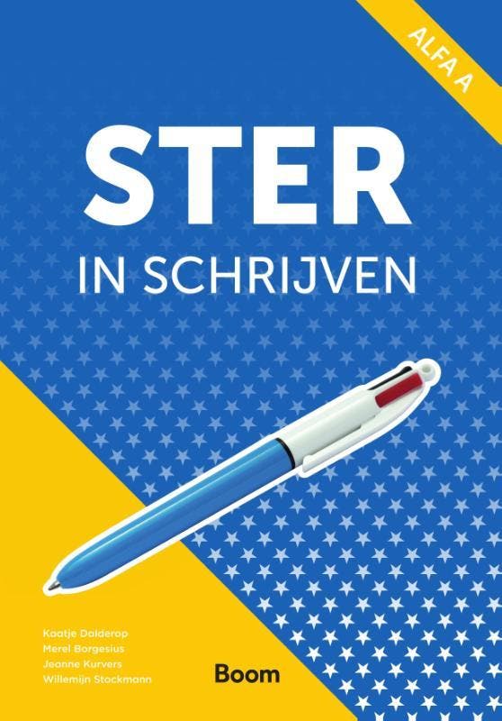 Ster in schrijven / Alfa A 9789024432868 Kaatje Dalderop, Boeken, Schoolboeken, Gelezen, Verzenden