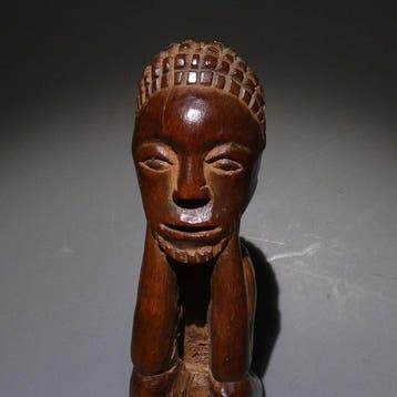 Luba Kasai. 13 cm H. early 20th century - Figuur - Luba -, Antiquités & Art