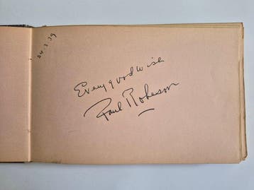 Autographs - Collection dautographes de musiciens