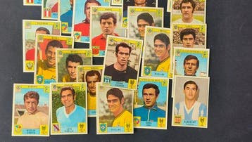 1970 Panini Lotto 20 Figurine Panini Mexico 70 Originali, Nieuw