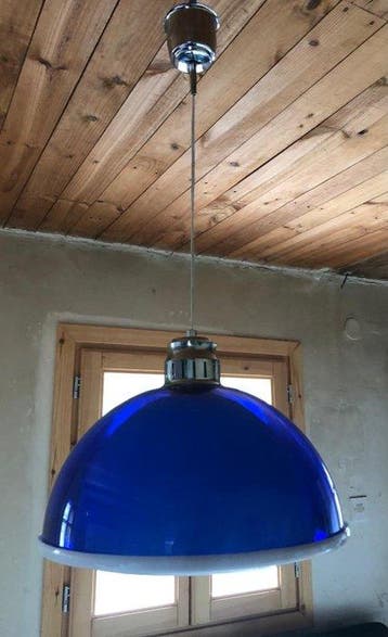 Lamp - Verchroomd, Plastic - Space-Age Tramo lamp