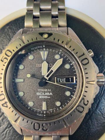 Seiko - AGS Scuba 200m Grey Ghost - Zonder minimumprijs -