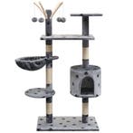 vidaXL Kattenkrabpaal met sisal krabpalen 125 cm, Verzenden, Nieuw