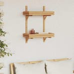 vidaXL Wandplank met plank Wandgemonteerd Bruin 39 x 26 x 60, Verzenden, Nieuw
