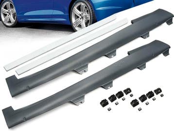 Side skirts met deuropzetstukken | geschikt voor Volkswagen, Verzenden