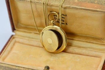 Handmade - Médaillon - 18 carats Gold-filled, Or jaune,