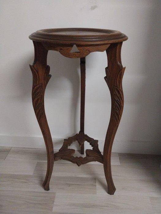 Table à plantes - Bois dur, Antiquités & Art, Curiosités & Brocante