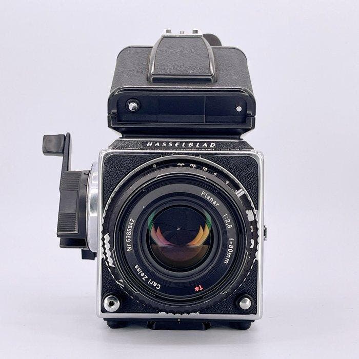 Hasselblad 503CXi + Carl Zeiss T* Planar 2,8/80mm + A12 6x6, Audio, Tv en Foto, Fotocamera's Analoog