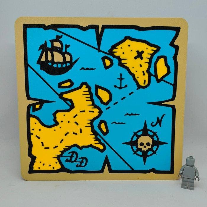 LEGO Custom Item - Lighted Treasure Map Tile, Kinderen en Baby's, Speelgoed | Duplo en Lego