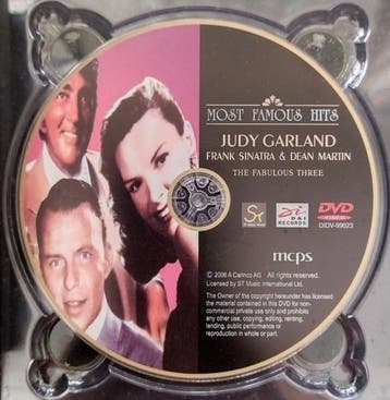 Judy Garland, Frank Sinatra & Dean Martin - Most Famous, Verzenden, Zo goed als nieuw
