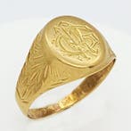 Bague - 18 carats Or jaune