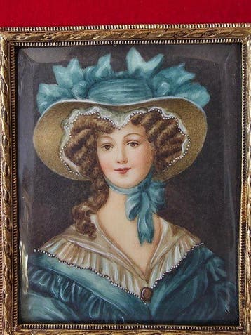 Jean-Baptiste Isabey (1767-1855), Suiveur de - Ritratto di, Antiek en Kunst