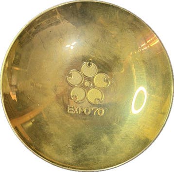 Beker (2) - Verguld - 24K GP Sakékopjes Set, Antiek en Kunst