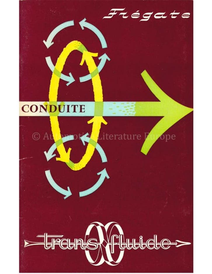 1958 RENAULT FREGATE INSTRUCTIEBOEKJE FRANS, Auto diversen, Handleidingen en Instructieboekjes