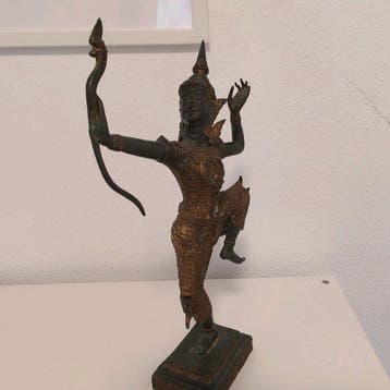Brons Phra Ram Rama met boog – Thailand Ramakien-prins – 37