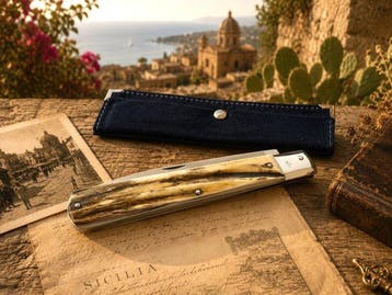 Fraraccio Fraraccio “Siciliano” corno antico BIG – Coltello