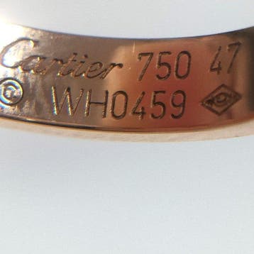 Cartier - Bague - 18 carats Or rose - mini amour