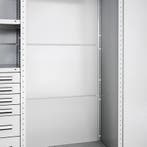 Meta legbordstelling achterwand dichte plaat 100 x 100 cm, Ophalen of Verzenden