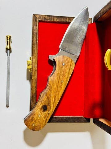Hekito - Canif Style Arts and Crafts - Pliant fait main FK