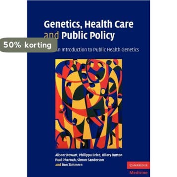 Genetics, Health Care and Public Policy 9780521529075, Boeken, Verzenden, Gelezen, Alison Stewart