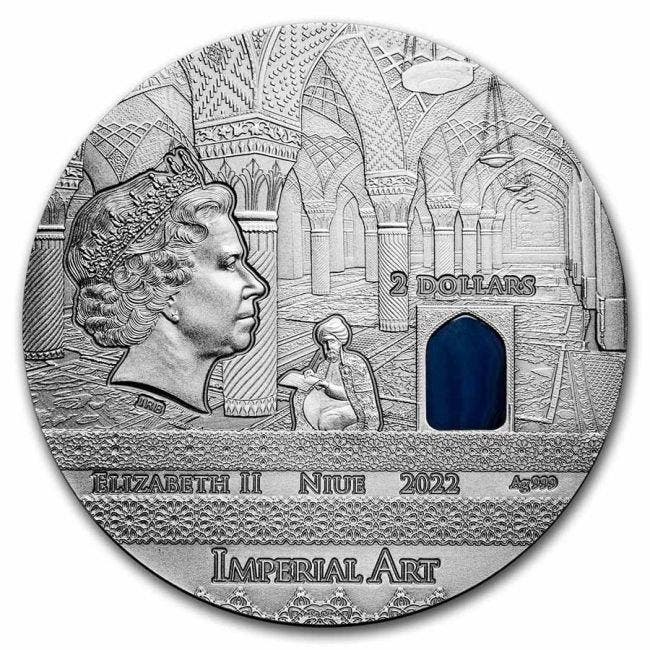 Niue. 2 Dollars 2022 2 oz $2 NZD Niue PERSIA Imperial Art, Postzegels en Munten, Edelmetalen en Baren