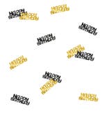 Tafelconfetti Happy Birthday Goud/Zwart 20gr, Verzenden, Nieuw