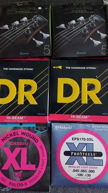 DR DAddario Ibanez Boston strings - 9 sets strings for