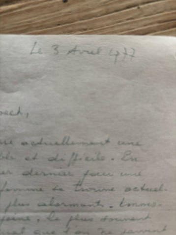 E. P. Jacobs - Blake et Mortimer - Lettre manuscrite signée, Nieuw