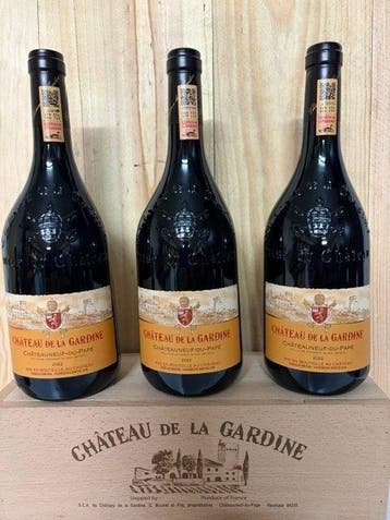 2022 Château de La Gardine - Châteauneuf-du-Pape - 6 Flessen, Nieuw