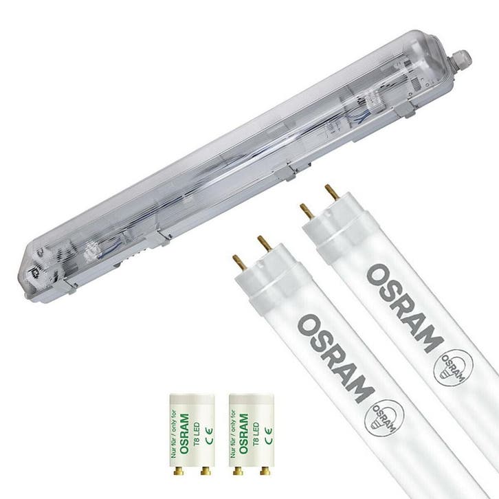 Velvalux Strela - LED Waterdichte TL Armatuur 60cm, Maison & Meubles, Lampes | Autre, Envoi