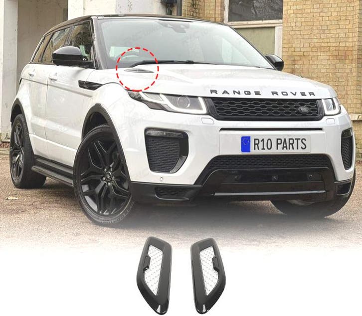 PRISE DAIR POUR RANGE ROVER EVOQUE 10-16 NOIR BRILLANT, Autos : Pièces & Accessoires, Carrosserie & Tôlerie, Envoi