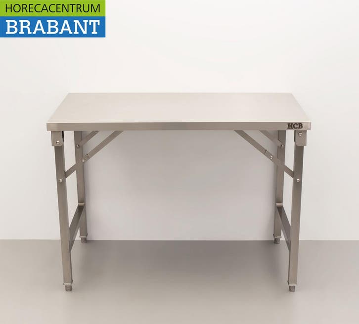 HCB RVS Inklapbare Werktafel Tafel 120 x 70 x 85 cm Horeca, Articles professionnels, Horeca | Mobilier & Aménagement, Enlèvement ou Envoi