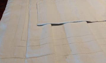 Drap de lit (3) - 270 cm - 250 cm - anciens trousseaux