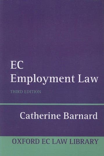 Ec Employment Law 9780199280032 Catherine Barnard, Verzenden, Catherine Barnard