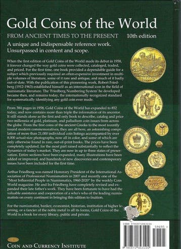 Accesories. Friedberg Gold Coins of the World 10e editie, Postzegels en Munten