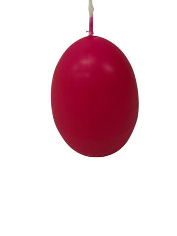 Eikaars Eierkaarsen Fuchsia 65x45 mm per stuk, Hobby en Vrije tijd, Nieuw