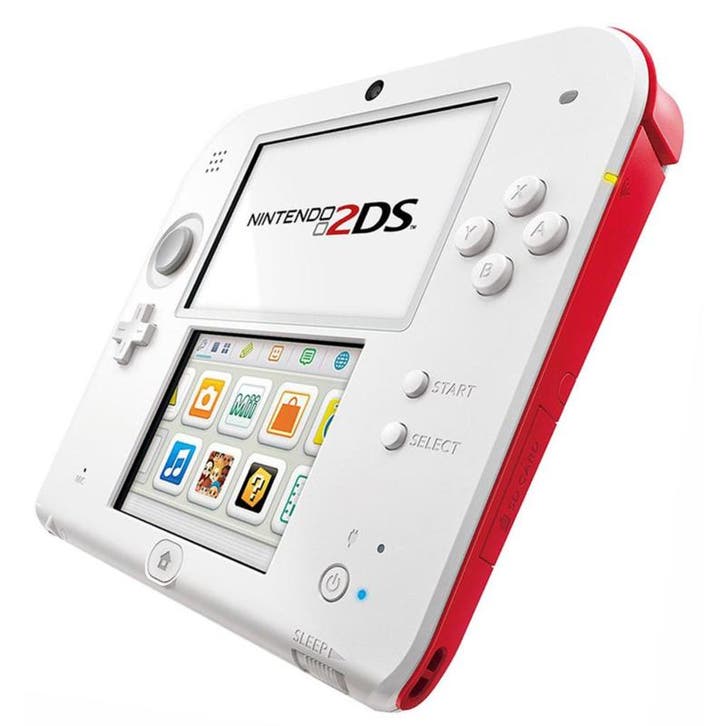 Nintendo 2DS Wit/Rood (Nette Staat) (3DS Spelcomputers), Games en Spelcomputers, Spelcomputers | Nintendo 2DS en 3DS, Zo goed als nieuw