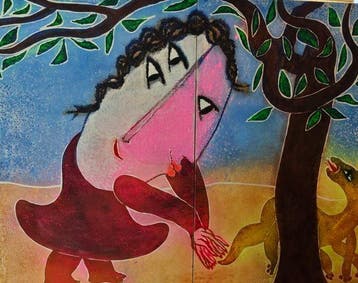 Ripollés (1932) - El Campo - 195 x 260 cm, Antiek en Kunst, Kunst | Schilderijen | Modern