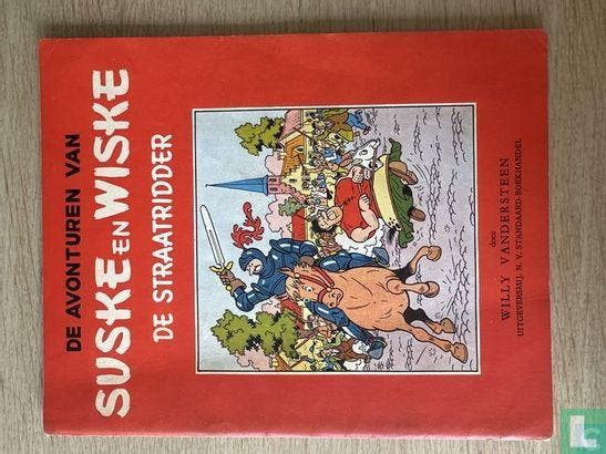 Suske en Wiske - De straatridder - 1955, Boeken, Stripverhalen, Gelezen, Eén stripboek, Verzenden