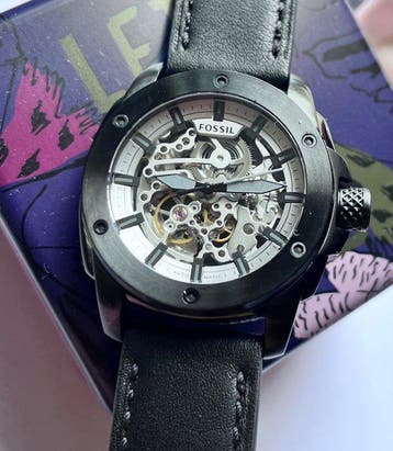 Fossil - Zonder minimumprijs - ME3134 Automatic - 44 mm -, Handtassen en Accessoires, Nieuw
