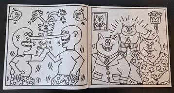 Keith Haring (1958-1990) - Coloring Book (1985)