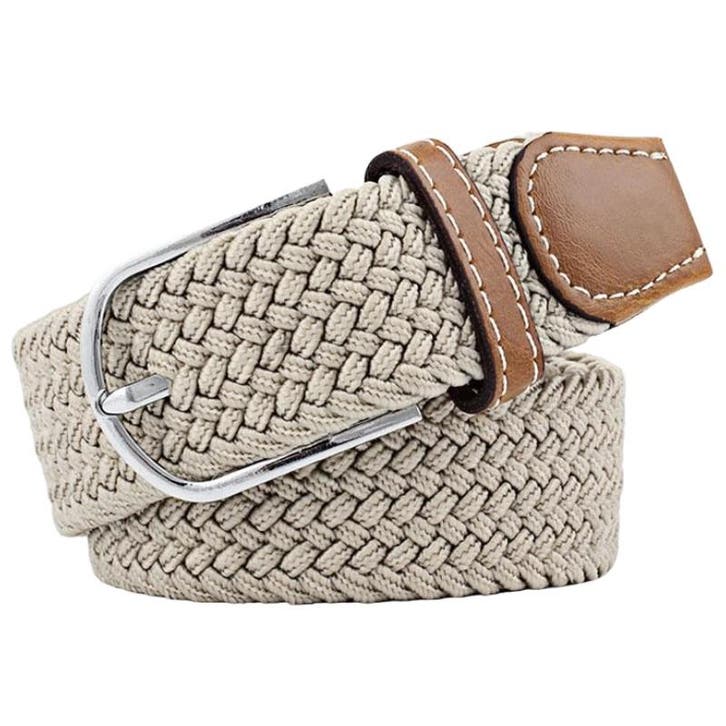 Fako Fashion - Elastische Riem - Canvas - Gevlochten - 105cm, Kleding | Dames, Riemen en Ceinturen, Verzenden