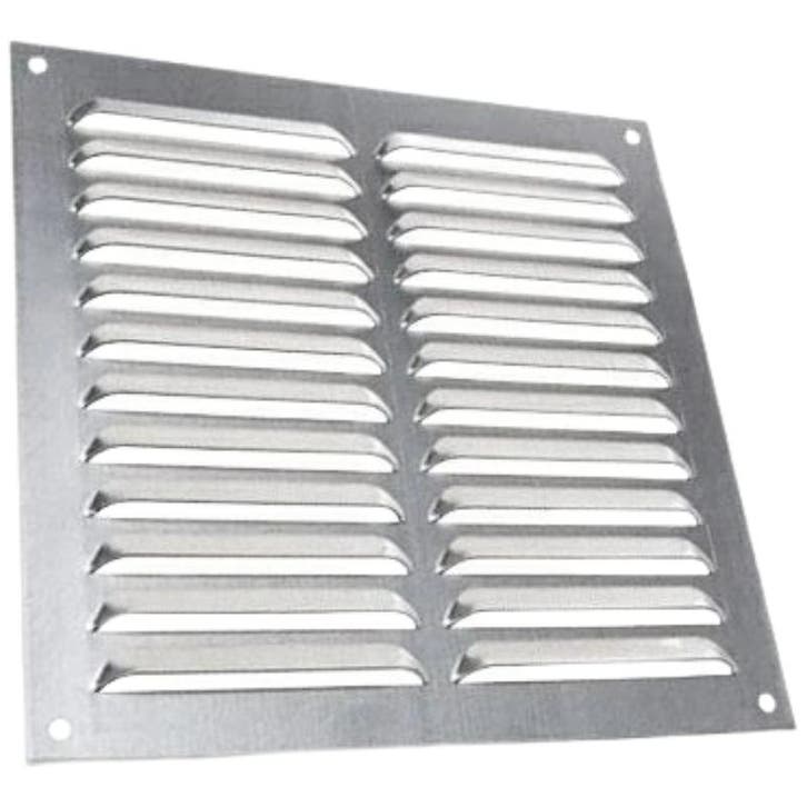 Aluminium schoepenrooster opbouw 250 x 250mm, Doe-het-zelf en Bouw, Ventilatie en Afzuiging, Nieuw, Verzenden