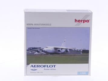 Schaal 1:500 Herpa 510707 Aeroflot Antonov An-124 Reg.Nr...., Ophalen of Verzenden, Gebruikt