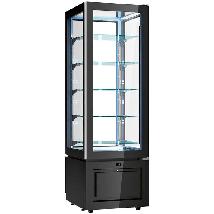 Koelvitrine | LUXOR | 324L | RVS/Zwart | +2°C/+10°C |, Zakelijke goederen, Horeca | Keukenapparatuur, Nieuw in verpakking, Verzenden