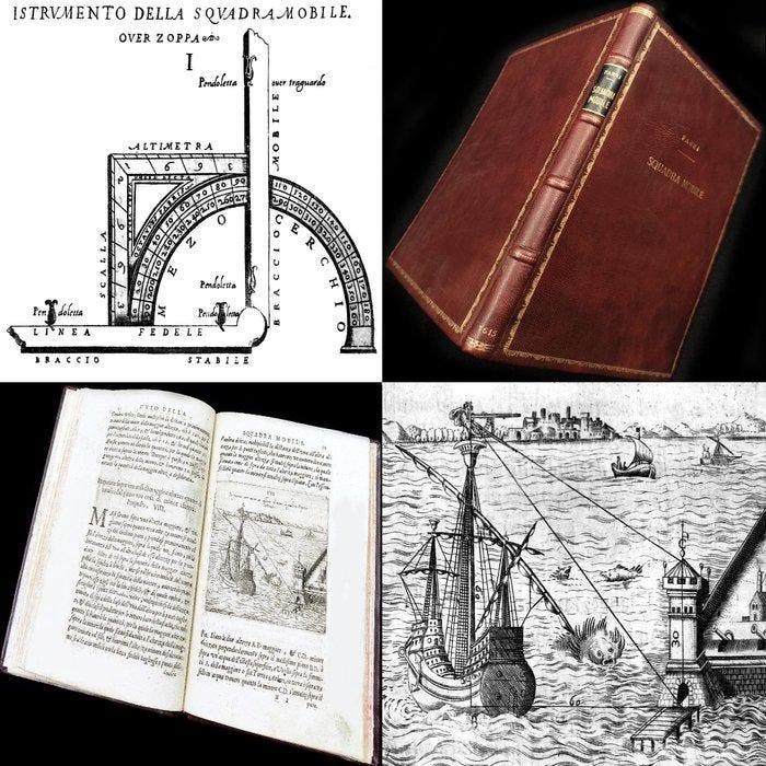 Ottavio Fabri - Use Of The Movable - Adjustable Square (Uso, Antiek en Kunst, Antiek | Boeken en Manuscripten