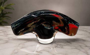 Val Saint Lambert - Louis Leloup - Vase - Louis Leloup pour, Antiquités & Art