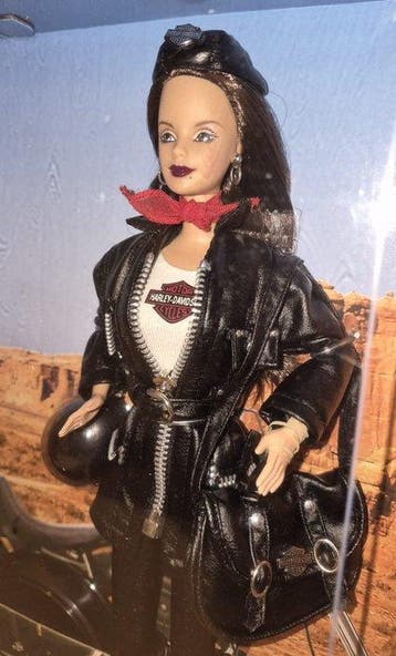 Mattel - Barbiepop Barbie Harley-Davidson sigillata -